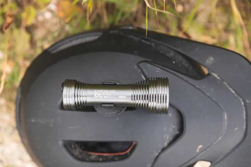 Exposure Diablo MK13 Front Light with Helmet/HB Mount Gunmetal Black-7