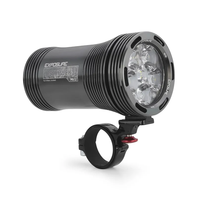 Exposure Six Pack MK12 MTB Front Light Gunmetal Black