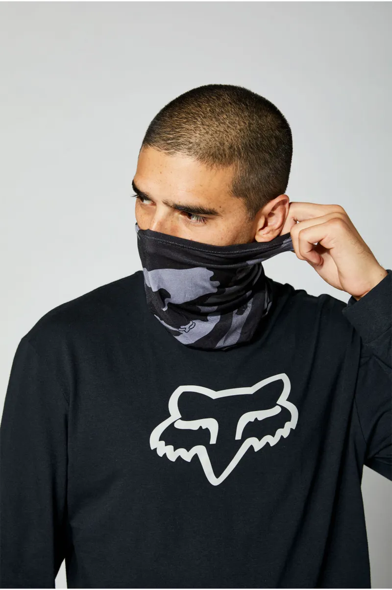 Fox Legion Neck Gaiter Black Camo-1