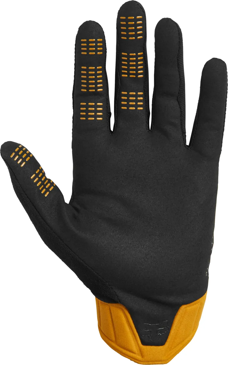 Fox Flexair Ascent MTB Gloves Gold-1