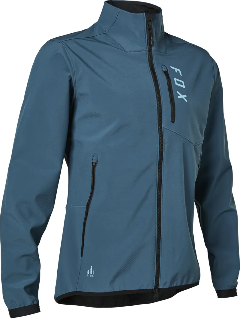 Fox Ranger Fire Mtb Jacket Slate Blue