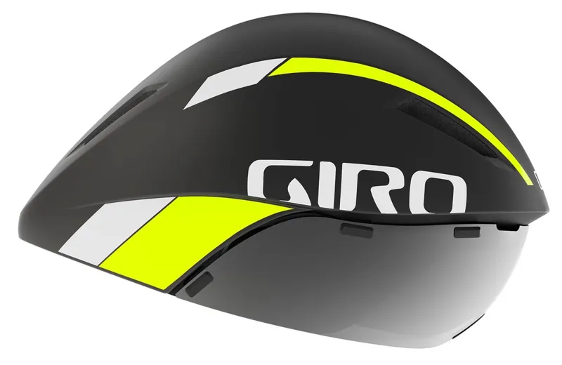 Giro Aerohead Mips Aero/Tri Road Helmet Matte Black/Highlight Yellow-1