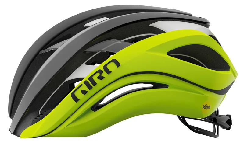 Giro Aether MIPS Spherical Road Helmet Matte Black Fade/Highlight Yellow-1