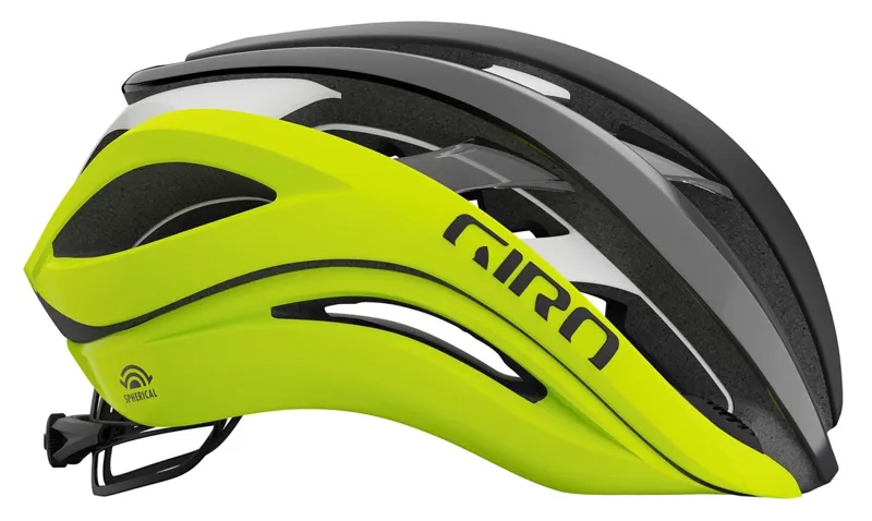 Giro Aether MIPS Spherical Road Helmet Matte Black Fade/Highlight Yellow-2