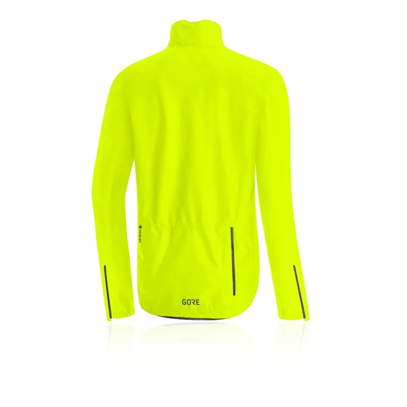 Gore C3 Gore-Tex Paclite Mens Cycling Jacket Neon Yellow-1