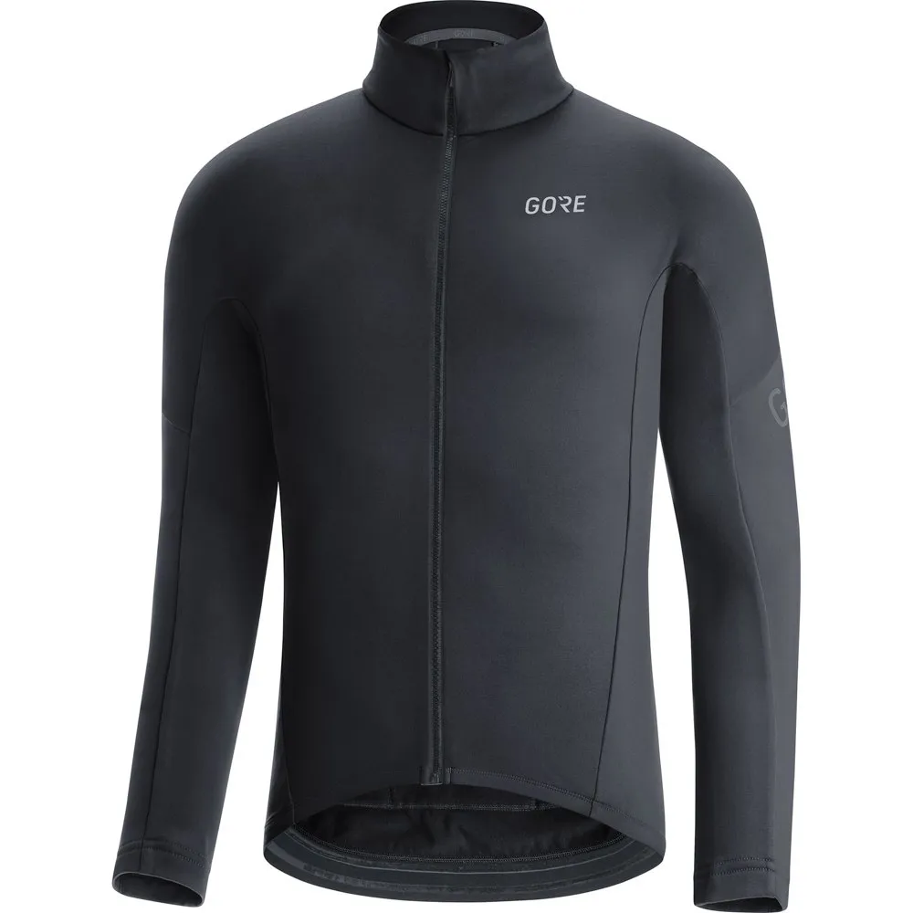 Image of Gore C3 Thermo Long Sleeve Jersey BLACK
