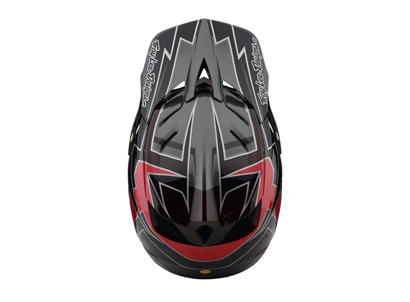 Troy Lee Designs D4 Composite Full Face MIPS MTB Helmet Graph Red-2
