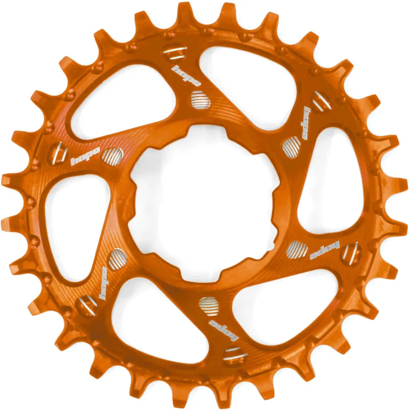 Hope Spiderless Boost Retainer 32T Chainring Orange-1