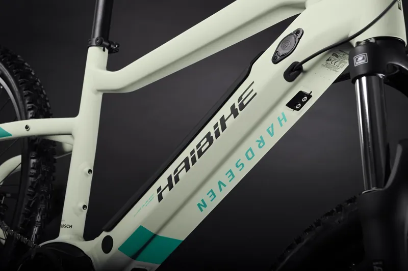 HaiBike Hardseven 5 500wh Electric Mountain Bike 2022 Honey/Teal-2