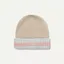 SealSkinz Holkham Waterproof Cold Weather Striped Roll Cuff Beanie Brown/Pink