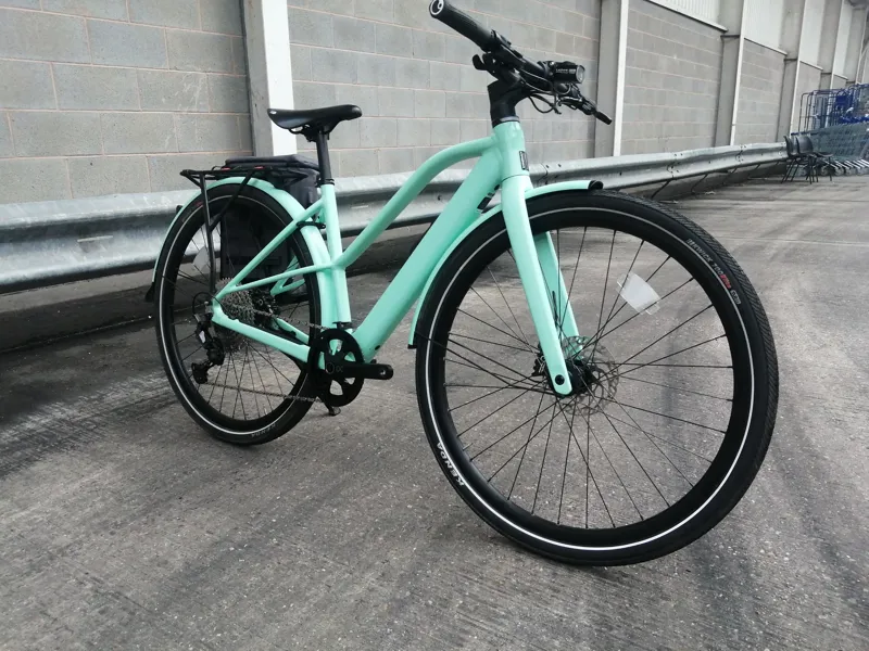 Second Hand Orbea Vibe Mid H10 EQ Electric Bike 2021 Light Green Small