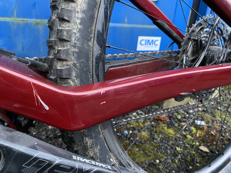 EX DEMO Orbea Rallon M-LTD Medium Mountain Bike 2022 Red-3