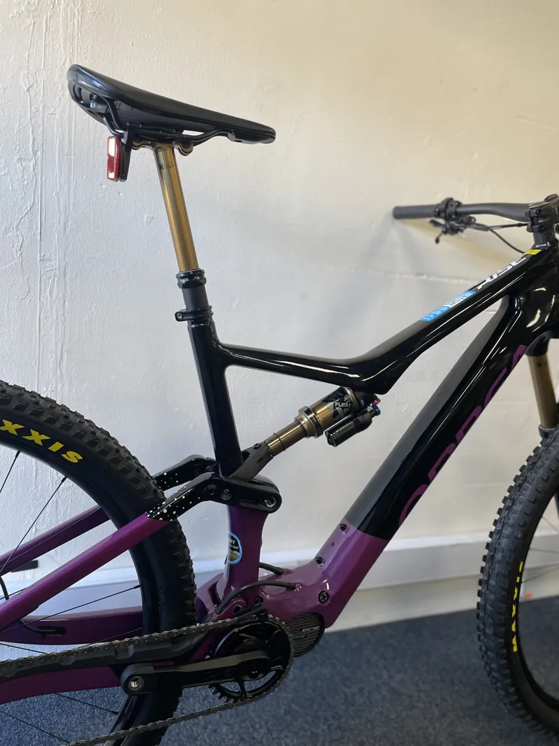 Orbea Rise M10 MyO Electric Mountain Bike 2021 XL Black/Purple-1