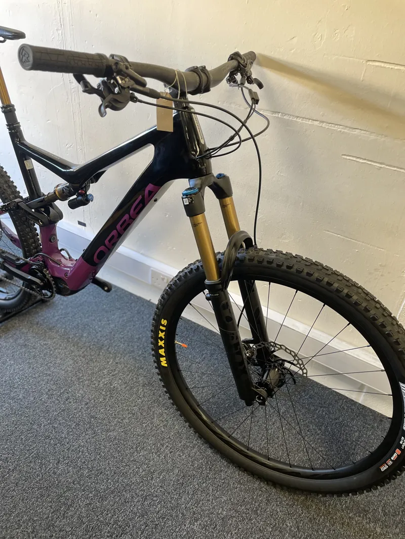 Orbea Rise M10 MyO Electric Mountain Bike 2021 XL Black/Purple-6