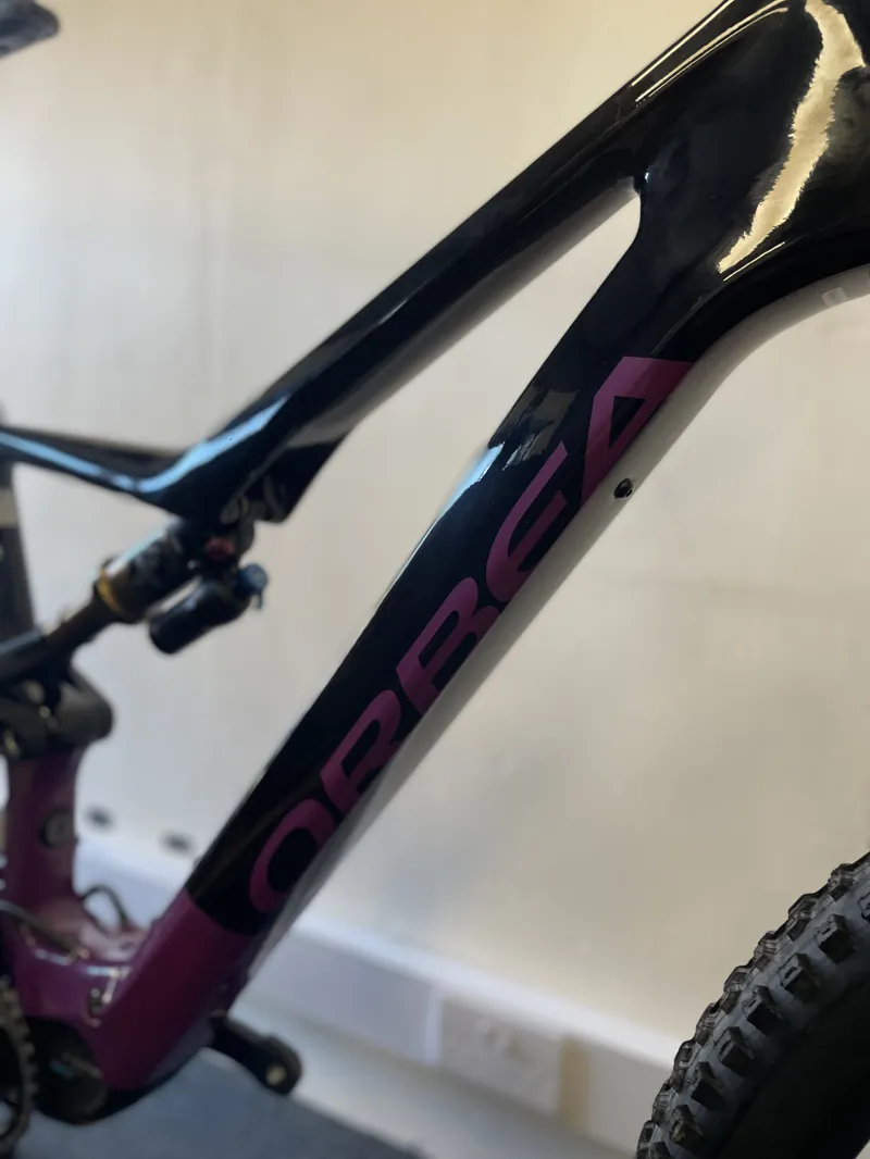 Orbea Rise M10 MyO Electric Mountain Bike 2021 XL Black/Purple-3