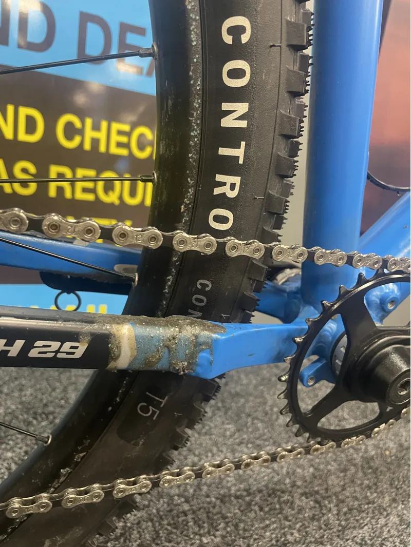 2nd Hand Orange Crush Pro 29 Large Mountain Bike 2021 Sparks Blue-4