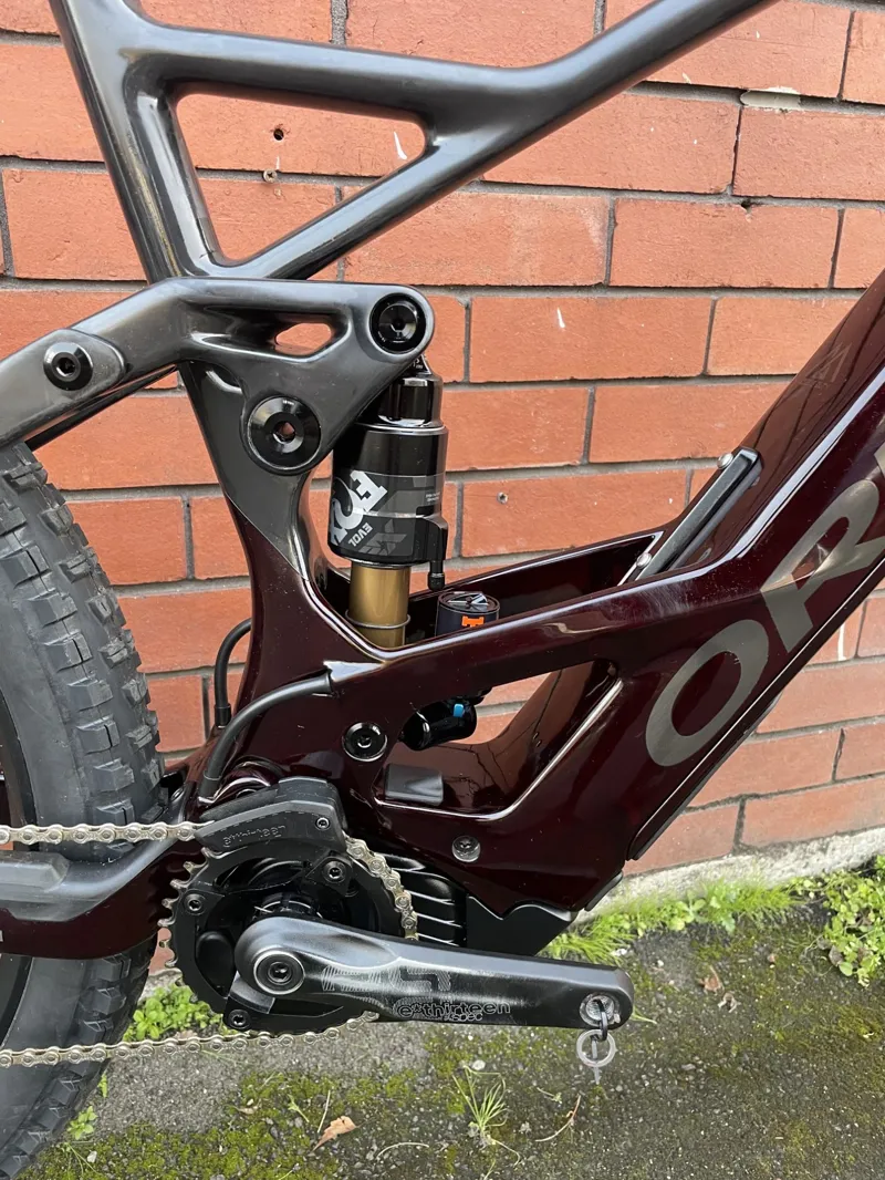 Ex Display Orbea Wild FS M-Team XL Electric Bike 2022 Red/Carbon-4