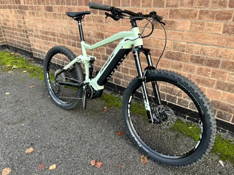 2nd Hand Haibike AllTrail 4 27.5 48cm Large 2022 Gloss/Honeydew/Black-2