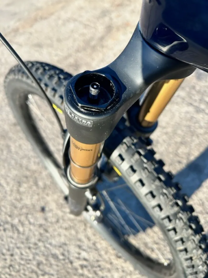 EX DEMO Orbea Rise M10 XL Electric Bike 2021 Coal Blue/Red Gold-5