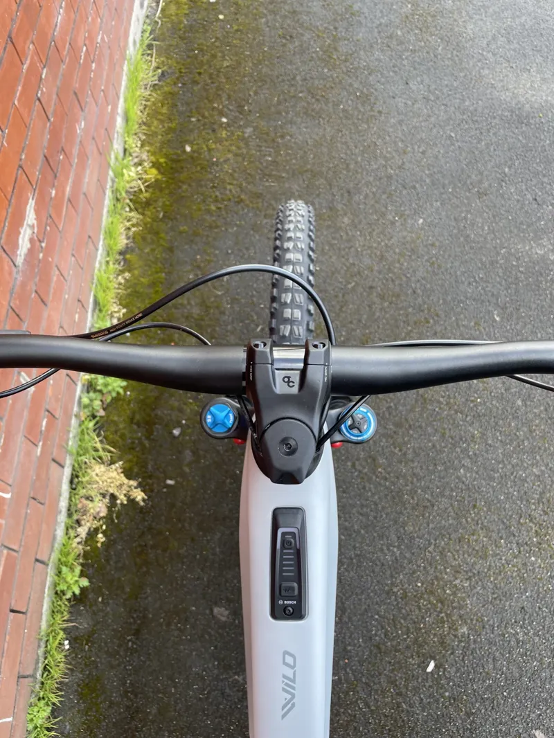 Ex Display Orbea Wild M10 Custom Large Electric Bike 2023 Silver/Carbon-2