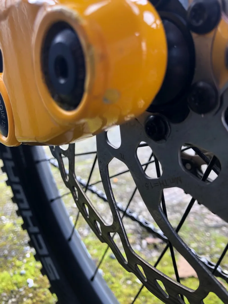 EX DEMO NukeProof Megawatt 297 Alloy Elite Electric Bike XL 2022 Yellow-3