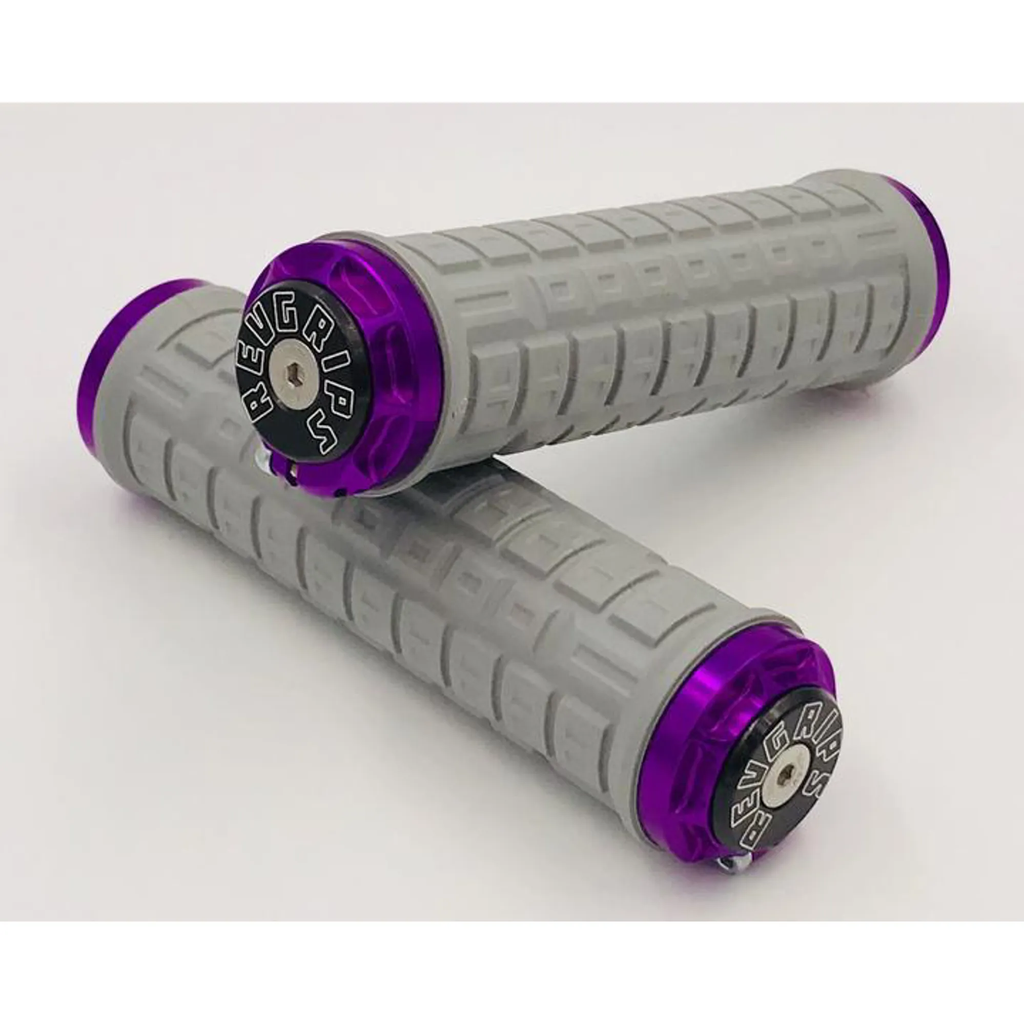 Revgrips Pro Series MTB Grips 34mm Large Grey/Purple