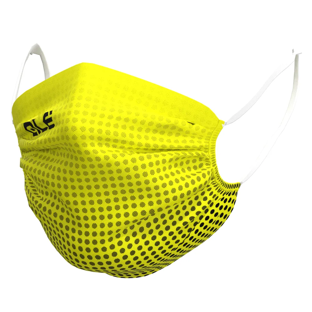 Image of Ale Washable Face Mask Hive Fluro Yellow/Black