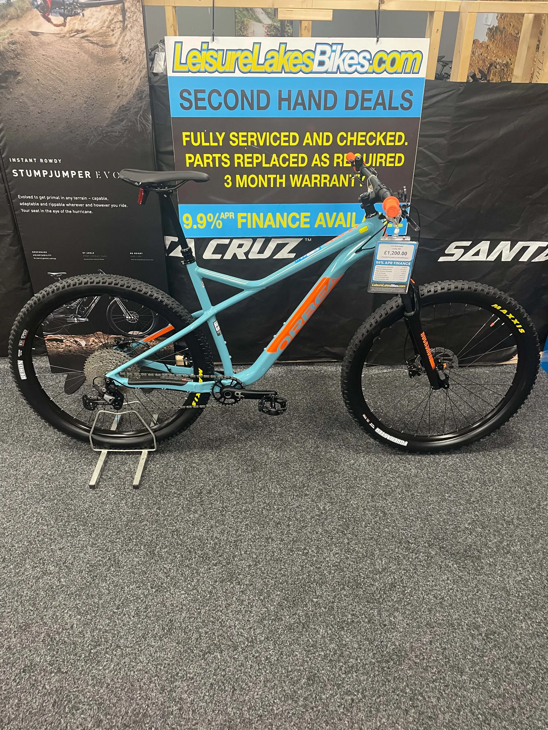 Second Hand Orbea Laufey H30 Hardtail Mountain Bike 2021 Blue X large