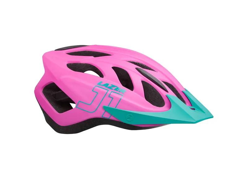 Lazer J1 Youth Helmet Universal - Purple/Turquoise-1