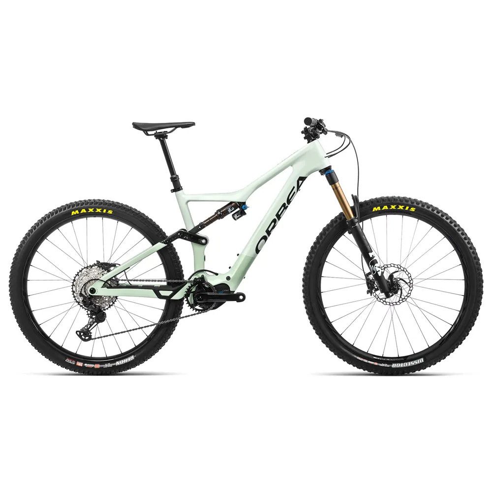 Orbea Orbea Rise M10 29er Electric Mountain Bike 2022 Sap White/Green Fog