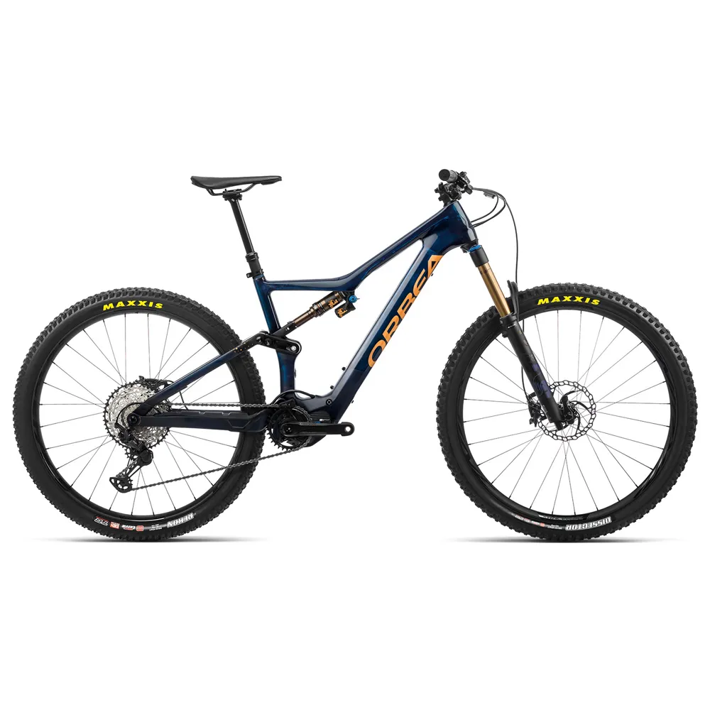 Orbea Orbea Rise M10 29er Electric Mountain Bike 2022 Coal Blue/Red Gold