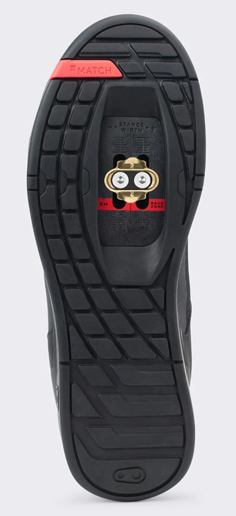 Crank Brothers Mallet Lace Clip-In MTB Shoes Black/Red-6