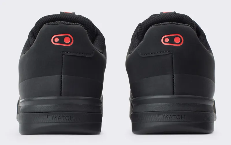 Crank Brothers Mallet Lace Clip-In MTB Shoes Black/Red-4