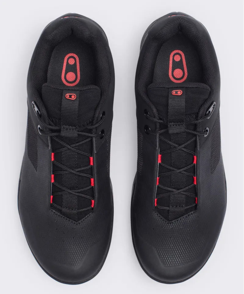 Crank Brothers Mallet Lace Clip-In MTB Shoes Black/Red-3