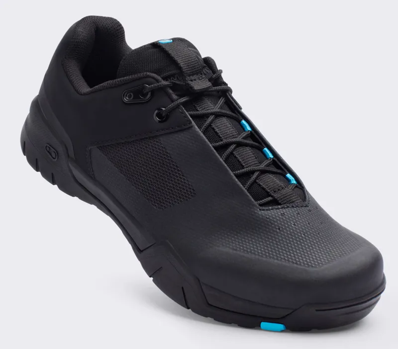Crank Brothers Mallet E Lace Clip-In MTB Shoes Black/Blue-2