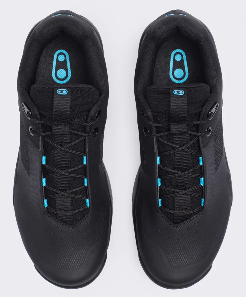 Crank Brothers Mallet E Lace Clip-In MTB Shoes Black/Blue-3