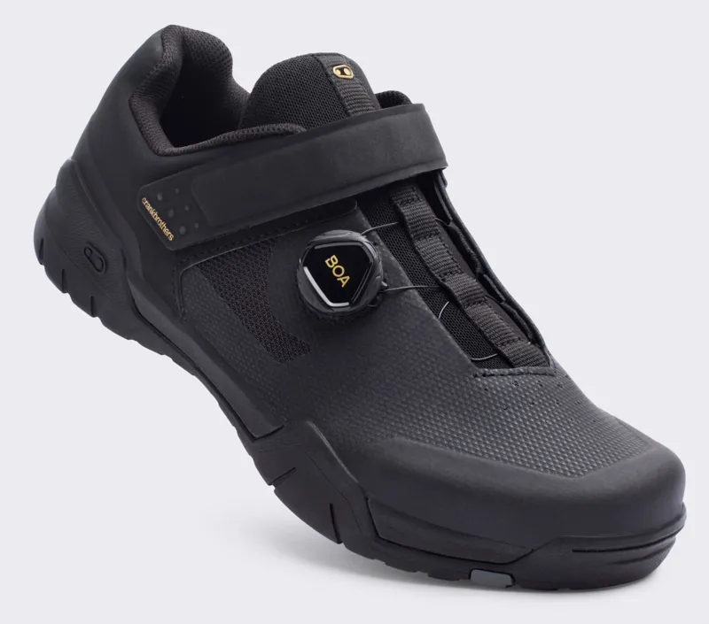 Crank Brothers Mallet E BOA Clip-In MTB Shoes Black/Gold-2