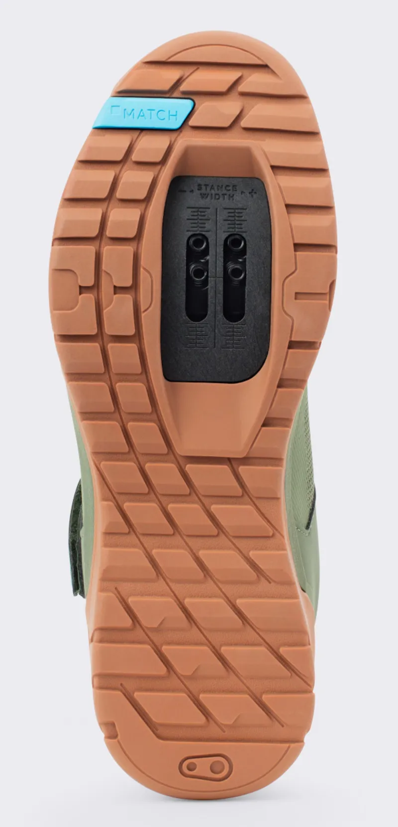 Crank Brothers Mallet E SpeedLace Clip-In MTB Shoes Green/Blue/Gum-5