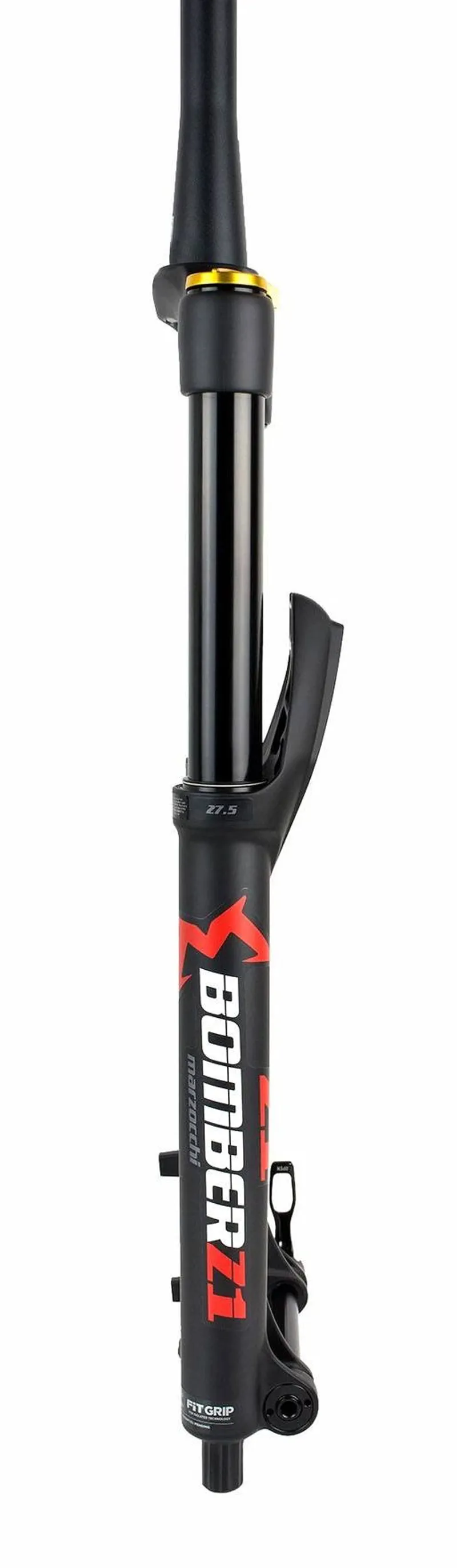 Marzocchi Bomber Z1 GRIP 27.5 44mm Offset Sweep-Adj Tapered Fork Black-2