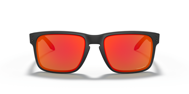 Oakley Holbrook Sunglasses Matte Black/Prizm Ruby-1
