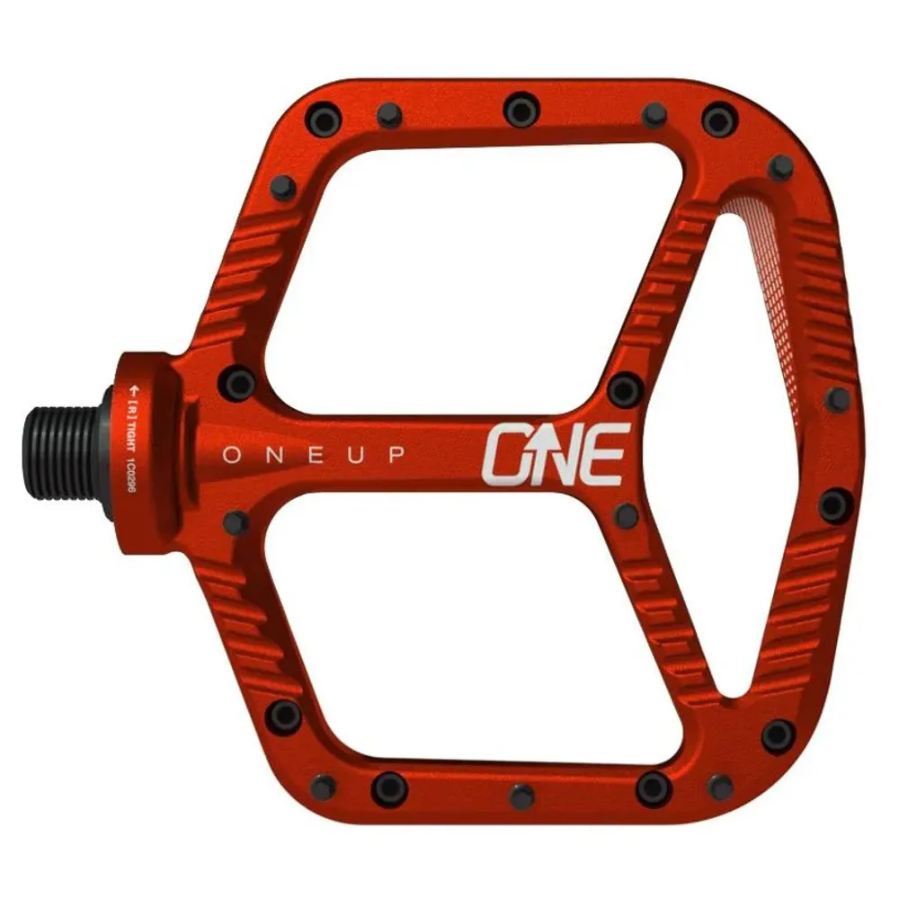 OneUp Components OneUp Flat Aluminum Pedals Red