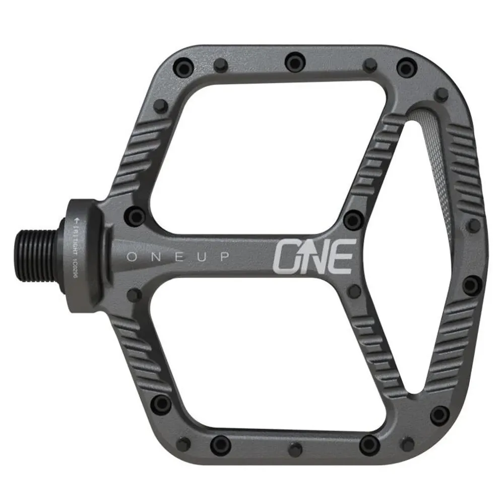 OneUp Components OneUp Flat Aluminum Pedals Grey