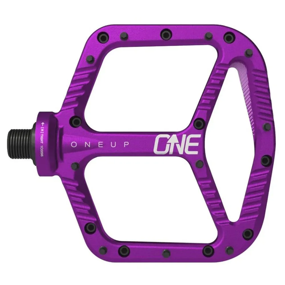 OneUp Components OneUp Flat Aluminum Pedals Purple