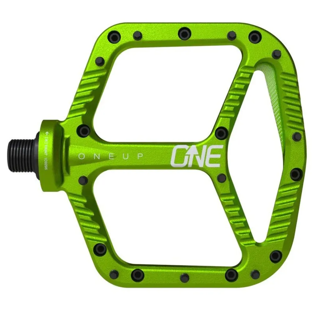 OneUp Components OneUp Flat Aluminum Pedals Green