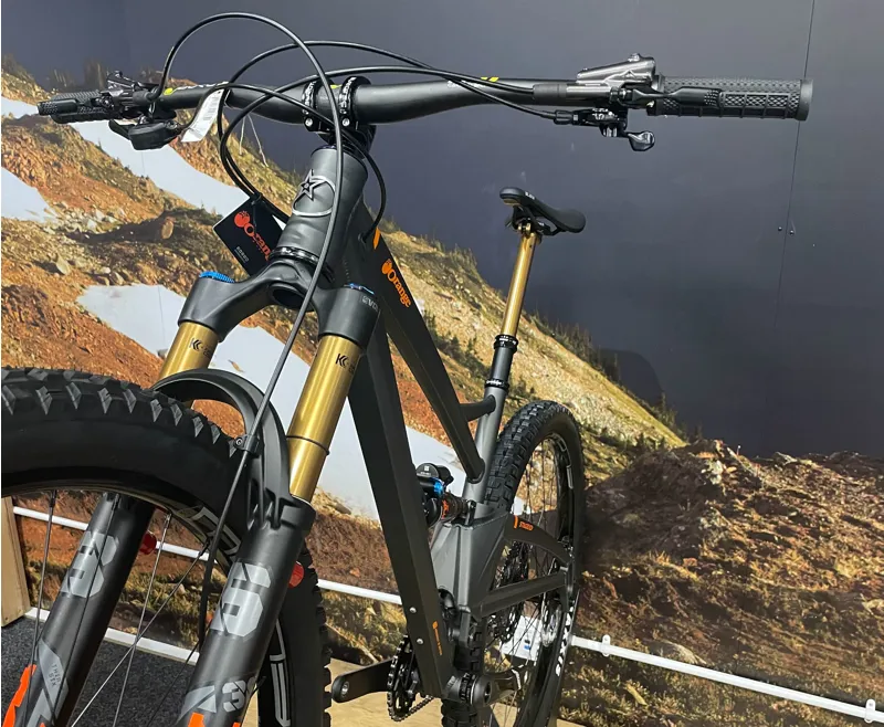 Orange Stage Evo Factory 29er Mountain Bike 2021 Matt Charcoal Grey-3