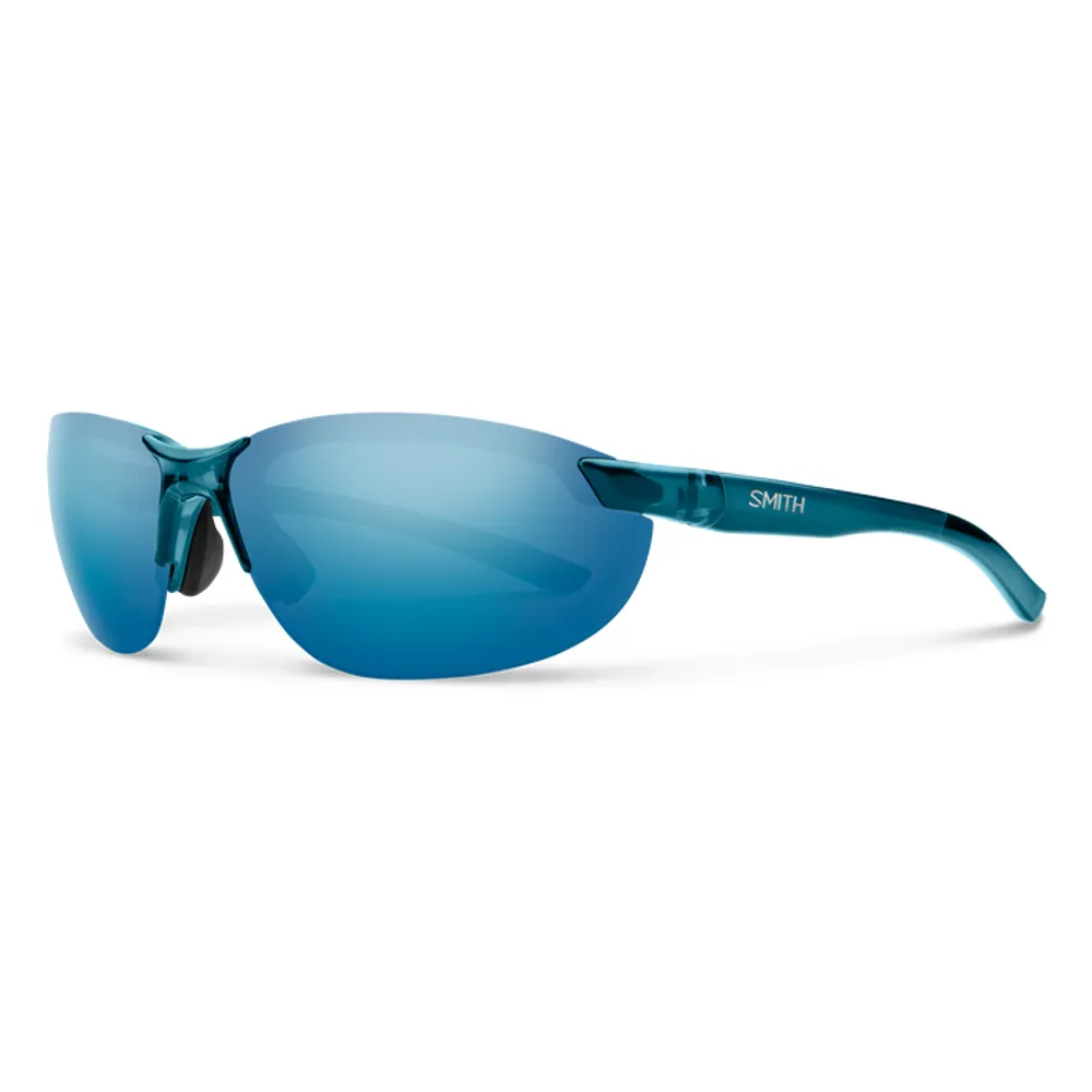 Smith Smith Parallel 2 Sunglasses Crystal Mediterranean/Polarized Blue Mirror