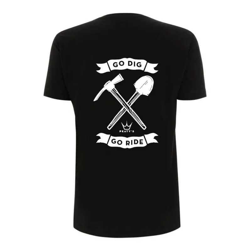 Peatys Go Dig Go Ride T-Shirt Black -1