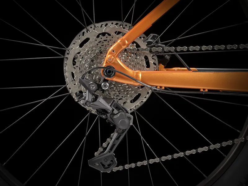 Trek Powerfly 4 625 Electric Hardtail Mountain Bike 2021 Orange/Grey-8