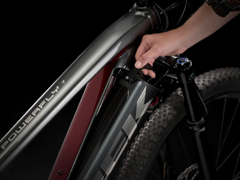 Trek Powerfly 7 Electric Mountain BIke 2021 Lithium Grey/Crimson-6