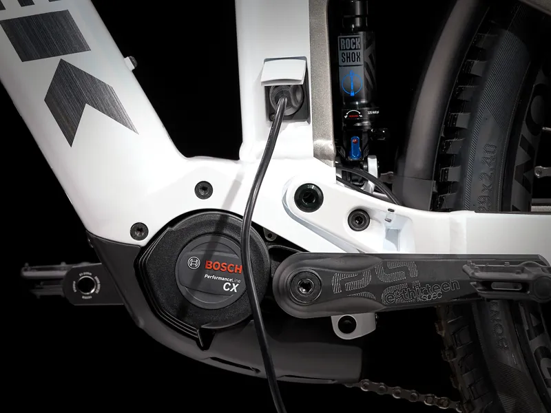 Trek Powerfly FS 7 Electric Mountain Bike 2021 White/Gunmetal-3